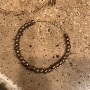 Alex and Ani bronze beaded bracelet